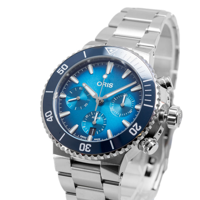 Oris Men's 01 771 7793 4155-07 8 23 01PEB Aquis Auto Chrono