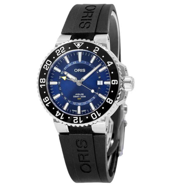 Oris 01 798 7754 4135-07 4 24 64EB Aquis GTM Date Watch