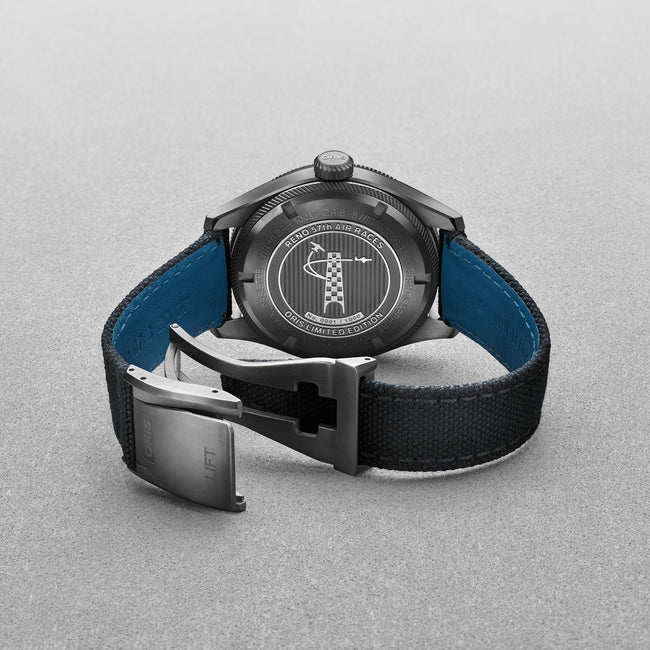 Oris Men's 01 798 7768 4284-Set GMT 57th Reno Air Races