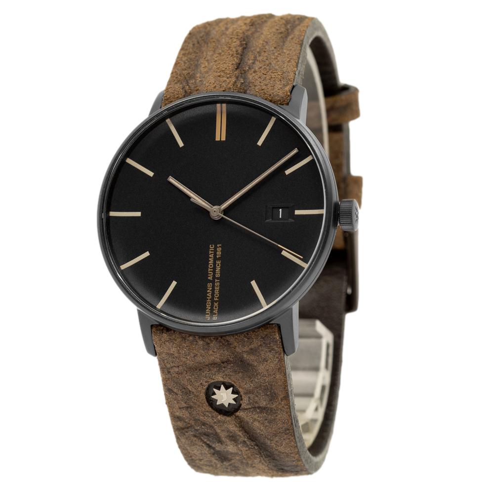 Junghans Herrenuhr 027/4132.00 Form A Limitierte Auflage Datum
