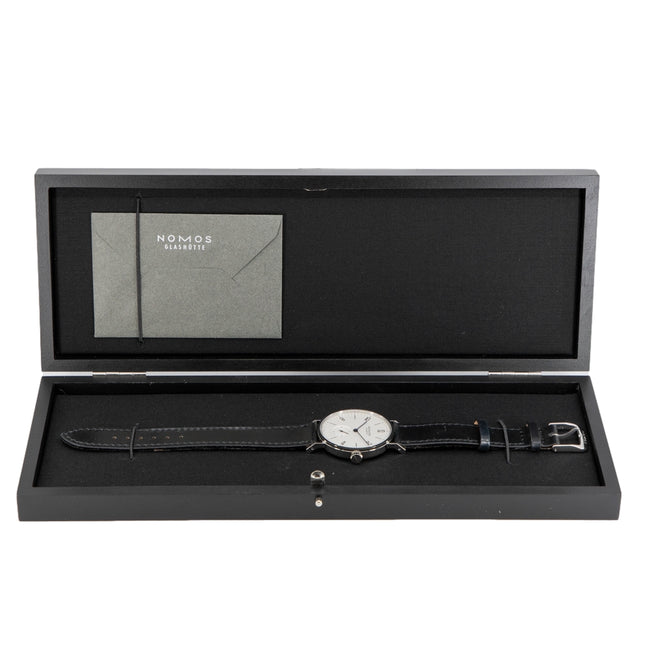Nomos Glashutte 101 Tangente White Dial Manual Winding