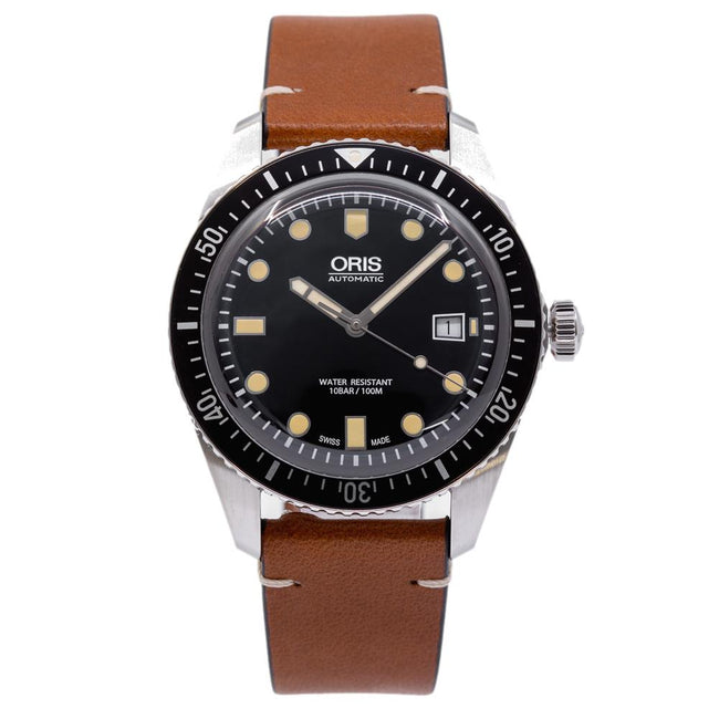 Oris 01 733 7720 4054-07 5 21 45 Divers 65 Black Dial Watch