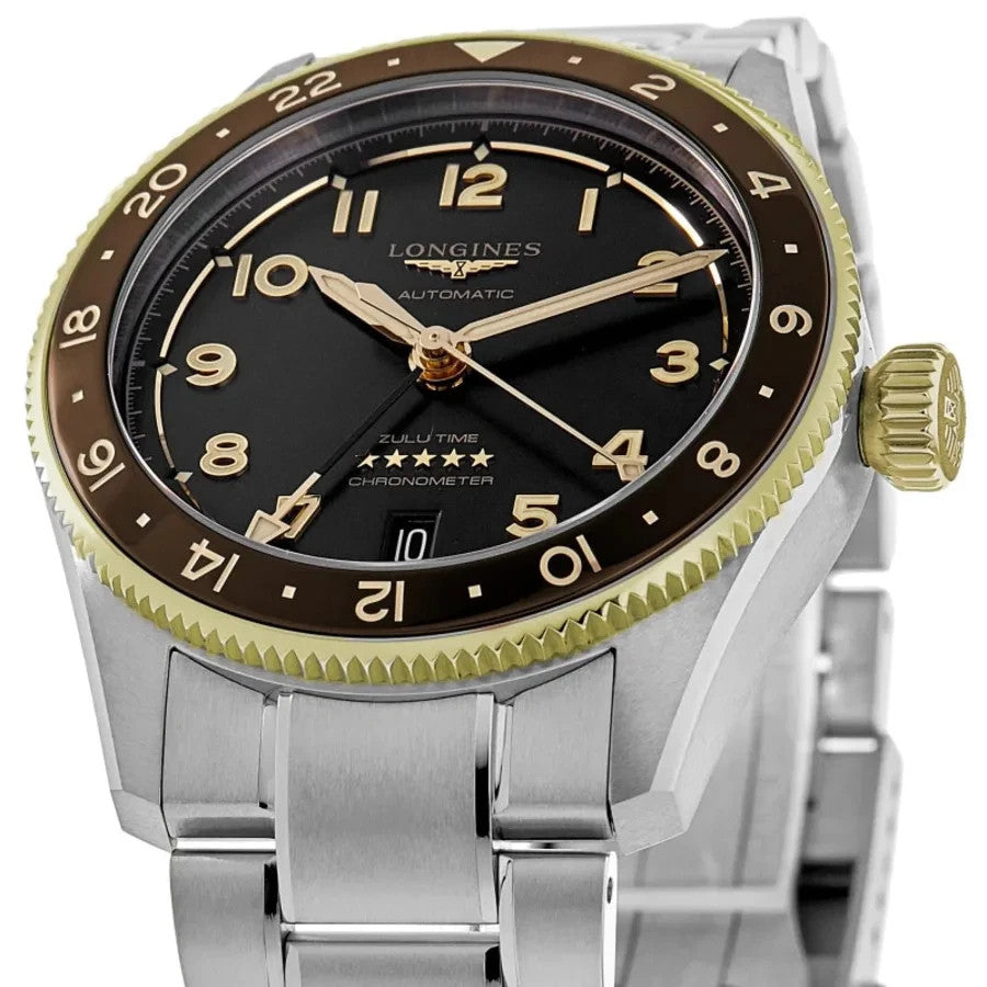 Longines L3.812.5.53.6 Spirit Zulu Time Automatic Zulu Time Men's Watc