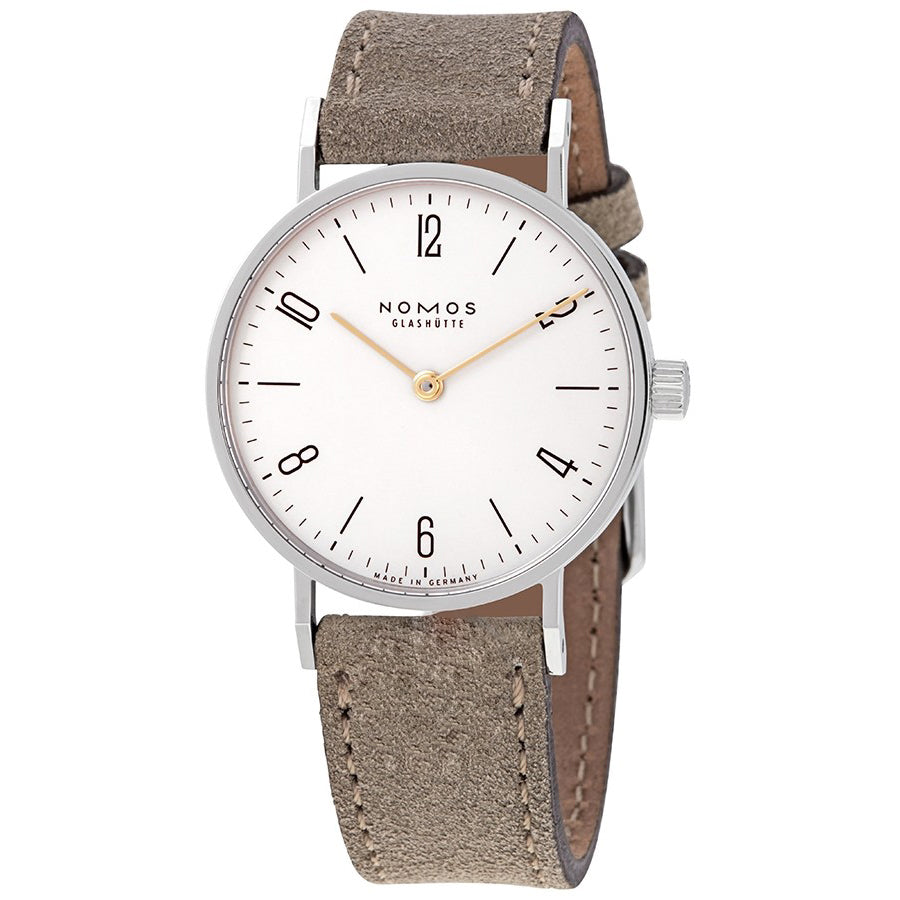 Nomos Glashutte 120 Tangente 33 Duo White Dial Watch