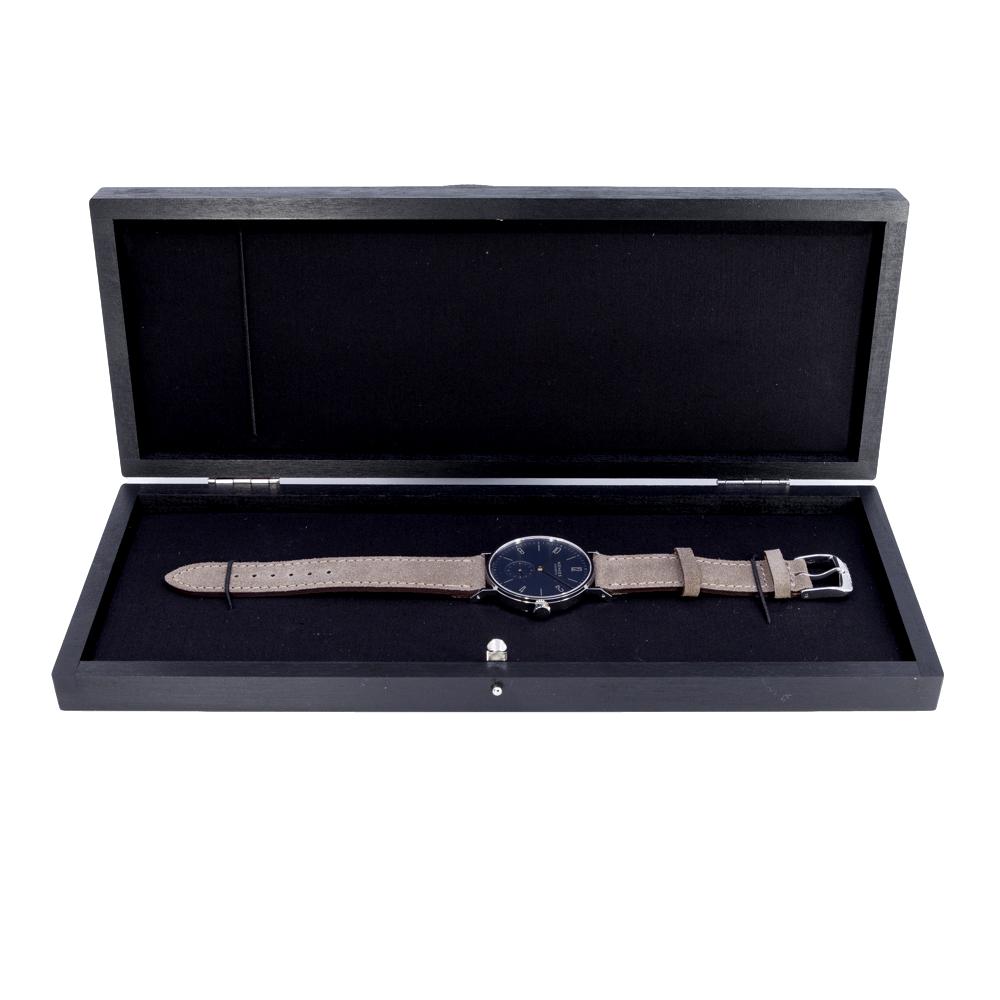 Nomos Glasutte Herrenuhr 133 Tangente mit nachtblauem Zifferblatt