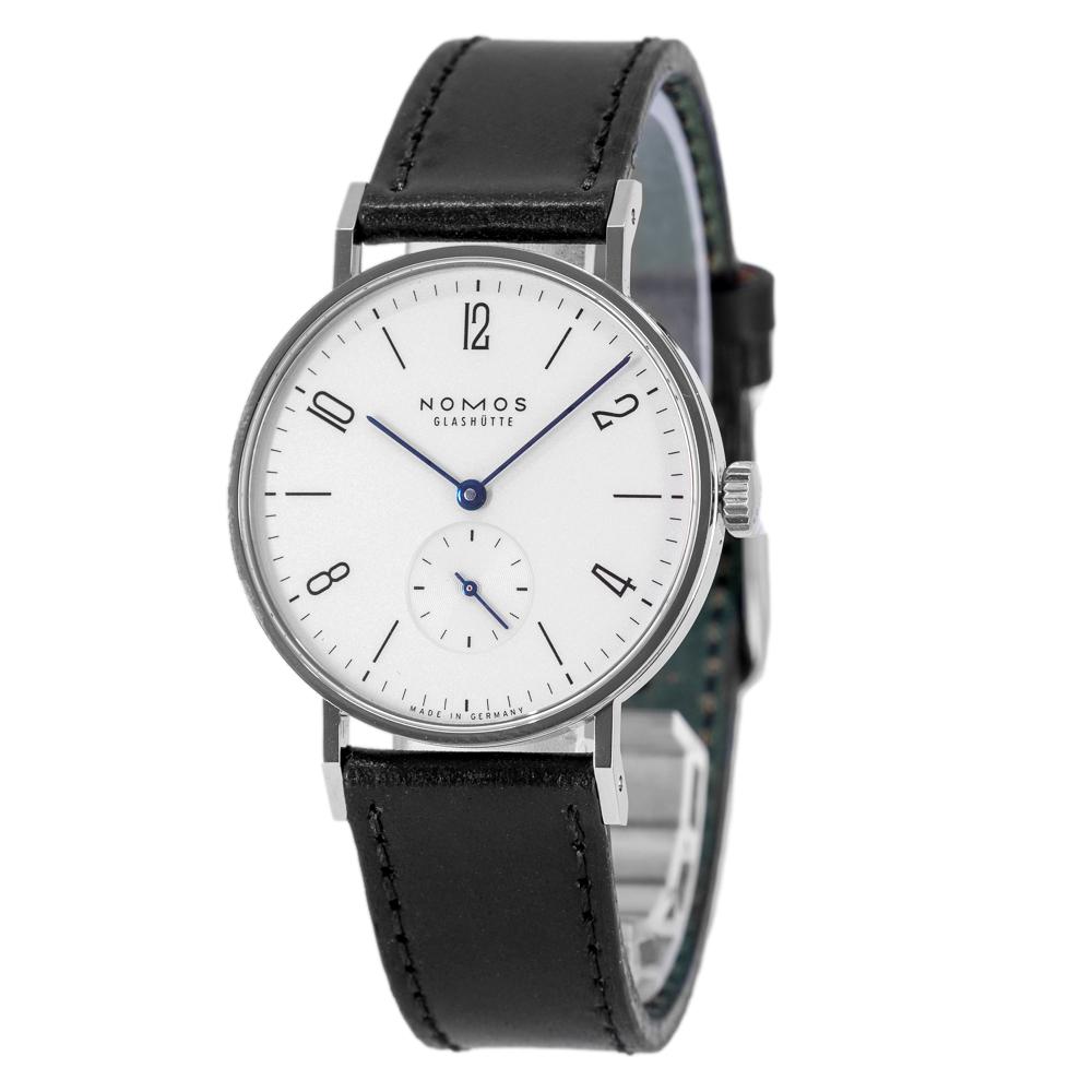 Nomos Glashütte Herrenuhr 139 Tangente kleine Sekunde