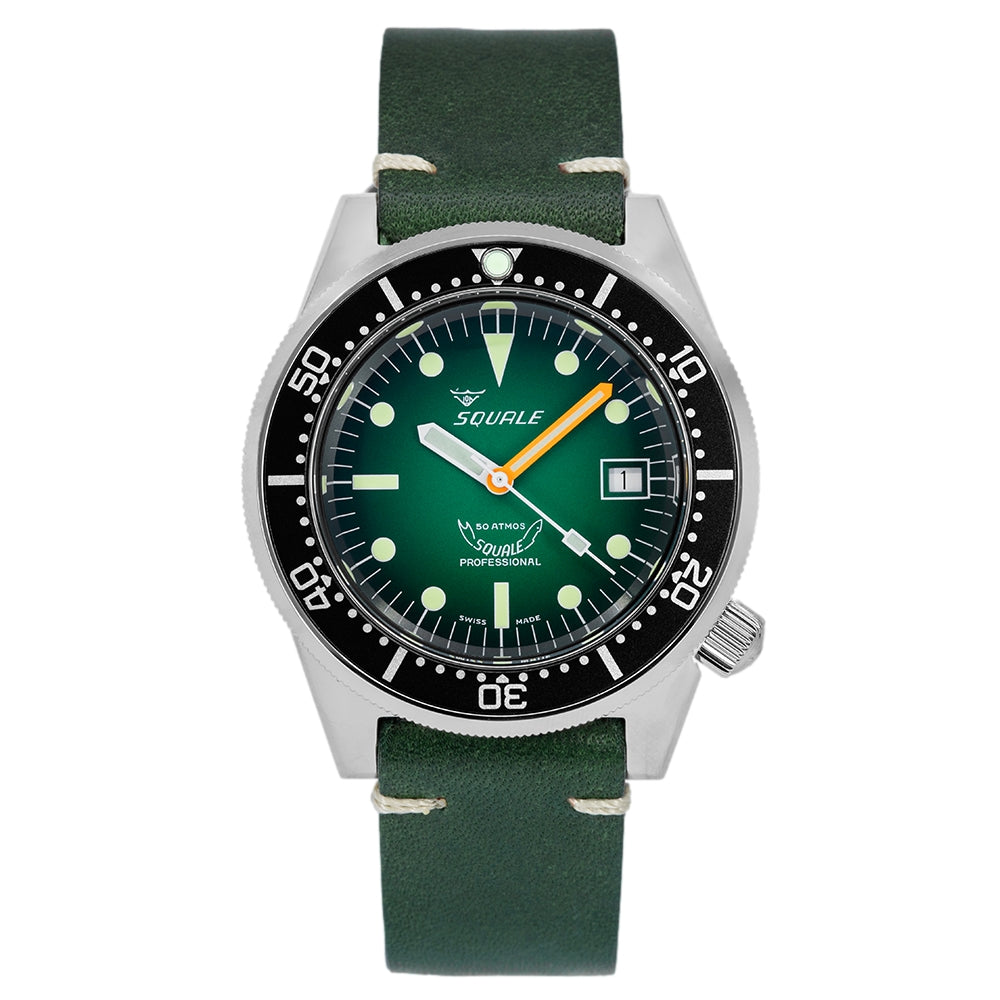 Squale Men's 1521PROFGR.PVE 1521 Green Ray 50 ATM Automatic