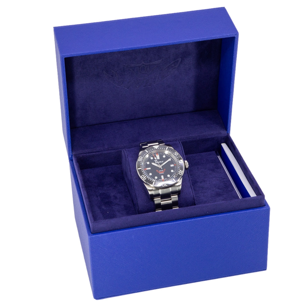 Squale Men's 1545BKBKC.AC 1545 Black Dial 30ATM Automatic