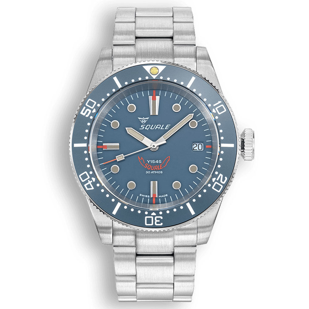 Squale Men's 1545GG.AC 1545 Grey 40mm Automatic