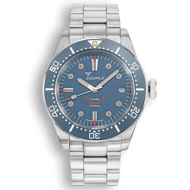 Squale Men's 1545GG.AC 1545 Grey 40mm Automatic