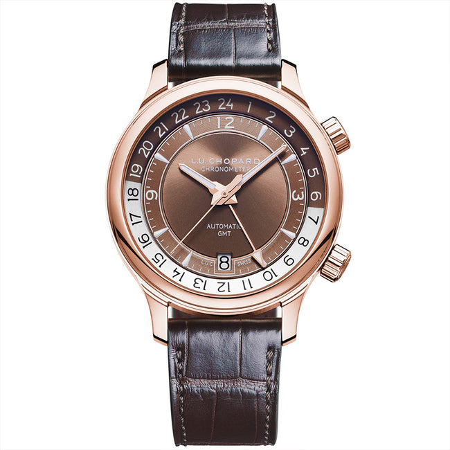 Chopard Men's 161943-5001   L.U.C GMT ONE RoseGold 18K Watch