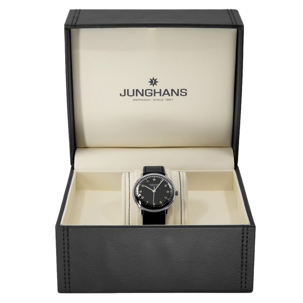 Junghans 27/3702.02 Max Bill Black Dial Sapphire Watch