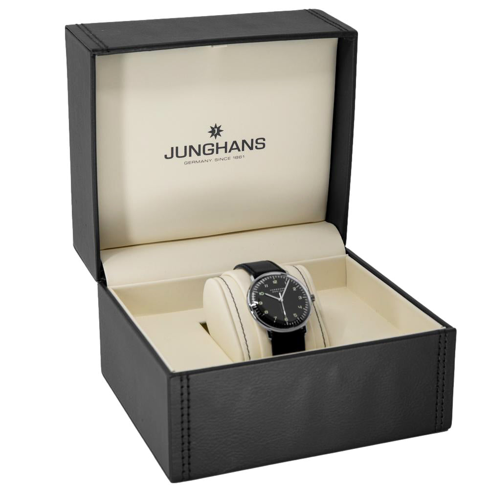 Junghans 27/3702.02 Max Bill Black Dial Sapphire Watch