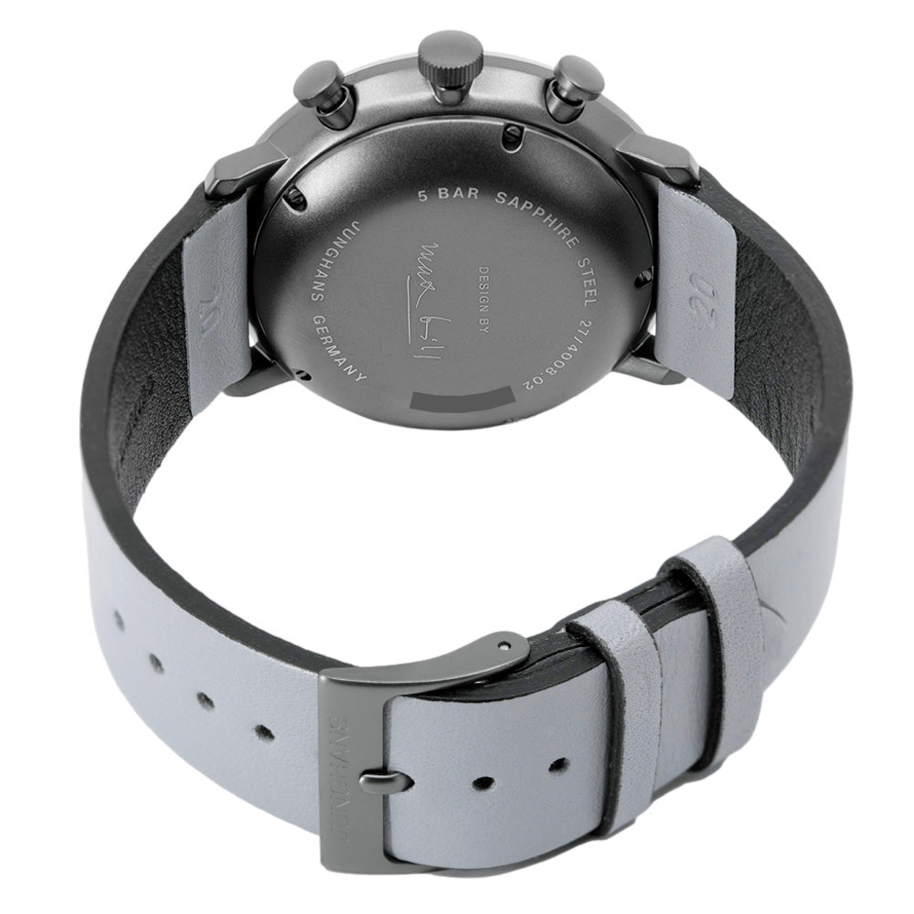 Junghans Men's 27/4008.03 Max Bill Chronoscope Auto