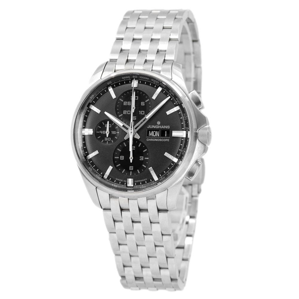 Junghans 27/4024.45 Meiste Cronoscope Englisch Datum Uhr
