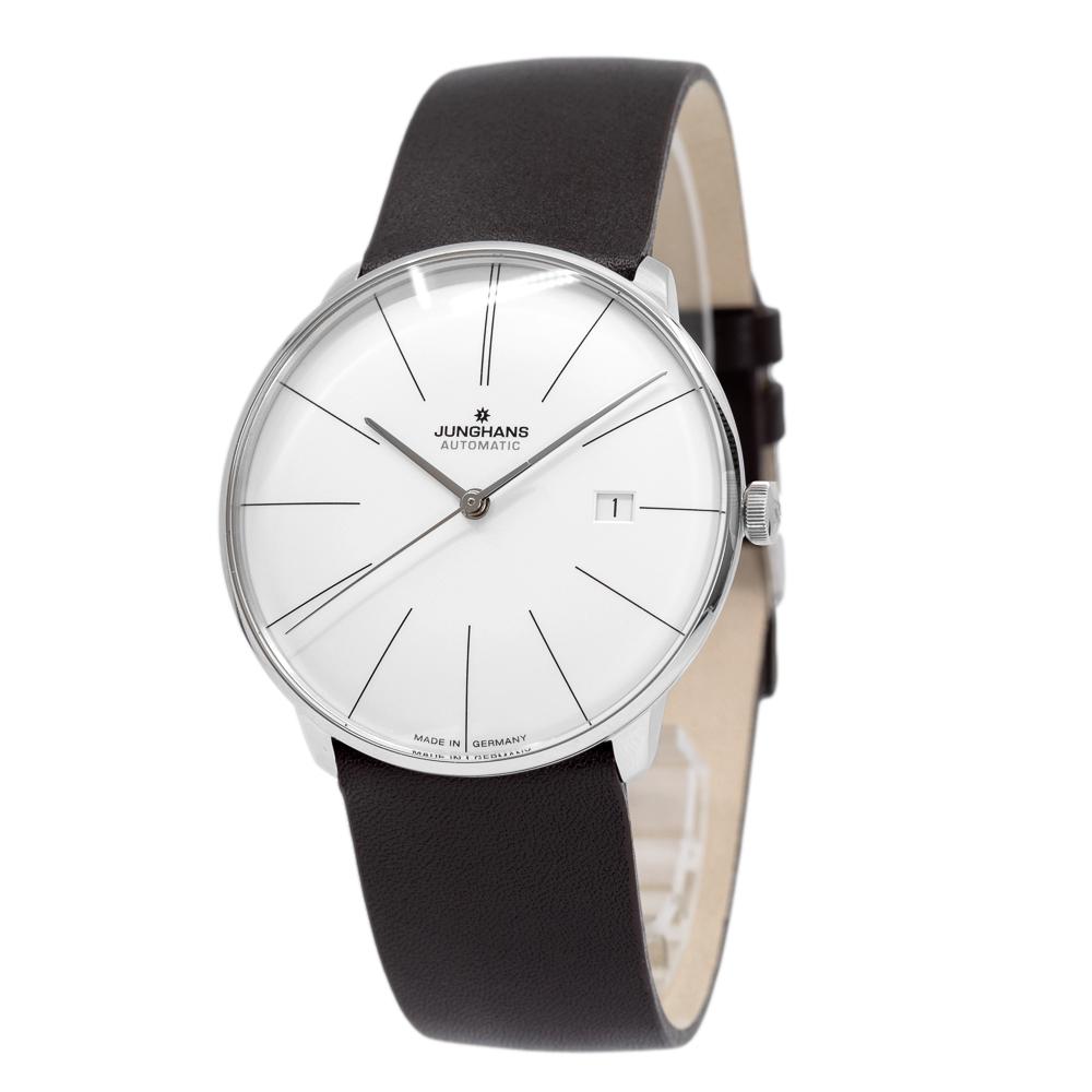 Junghans Herrenuhr 27/4152.00 Meister Fein Silbernes Zifferblatt