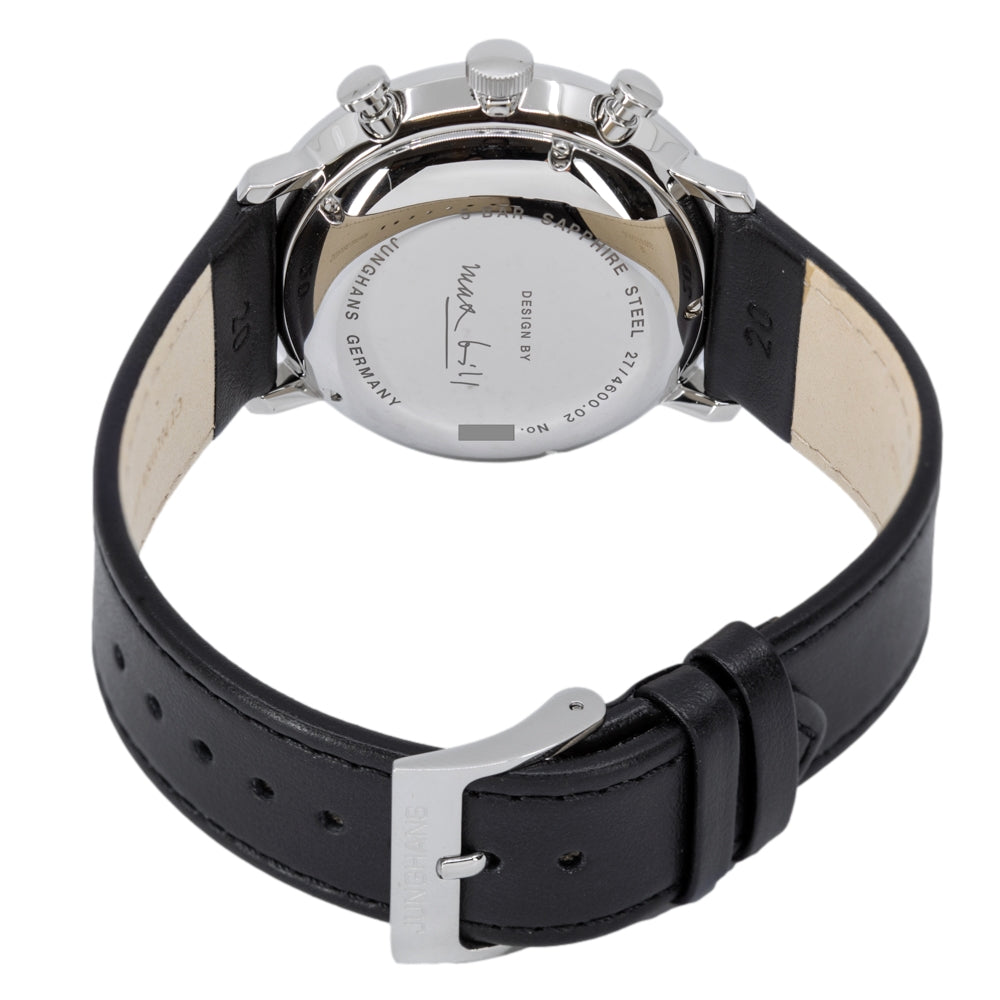 Junghans Men's 27/4600.02 MaxBill Chronoscope Sapphire Auto