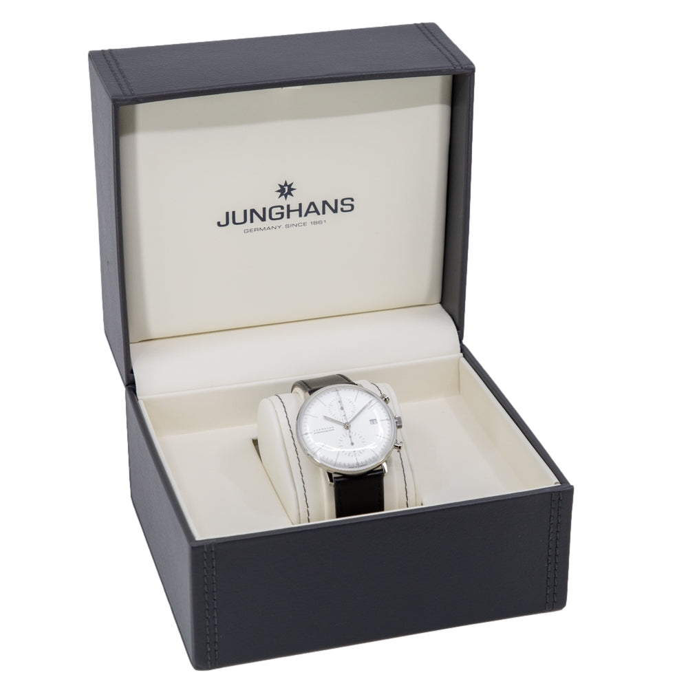 Junghans Men's 27/4600.02 MaxBill Chronoscope Sapphire Auto