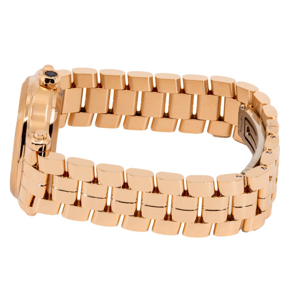 Chopard 275378-5008 Happy Sport RoseGold 18k Diamonds Watch