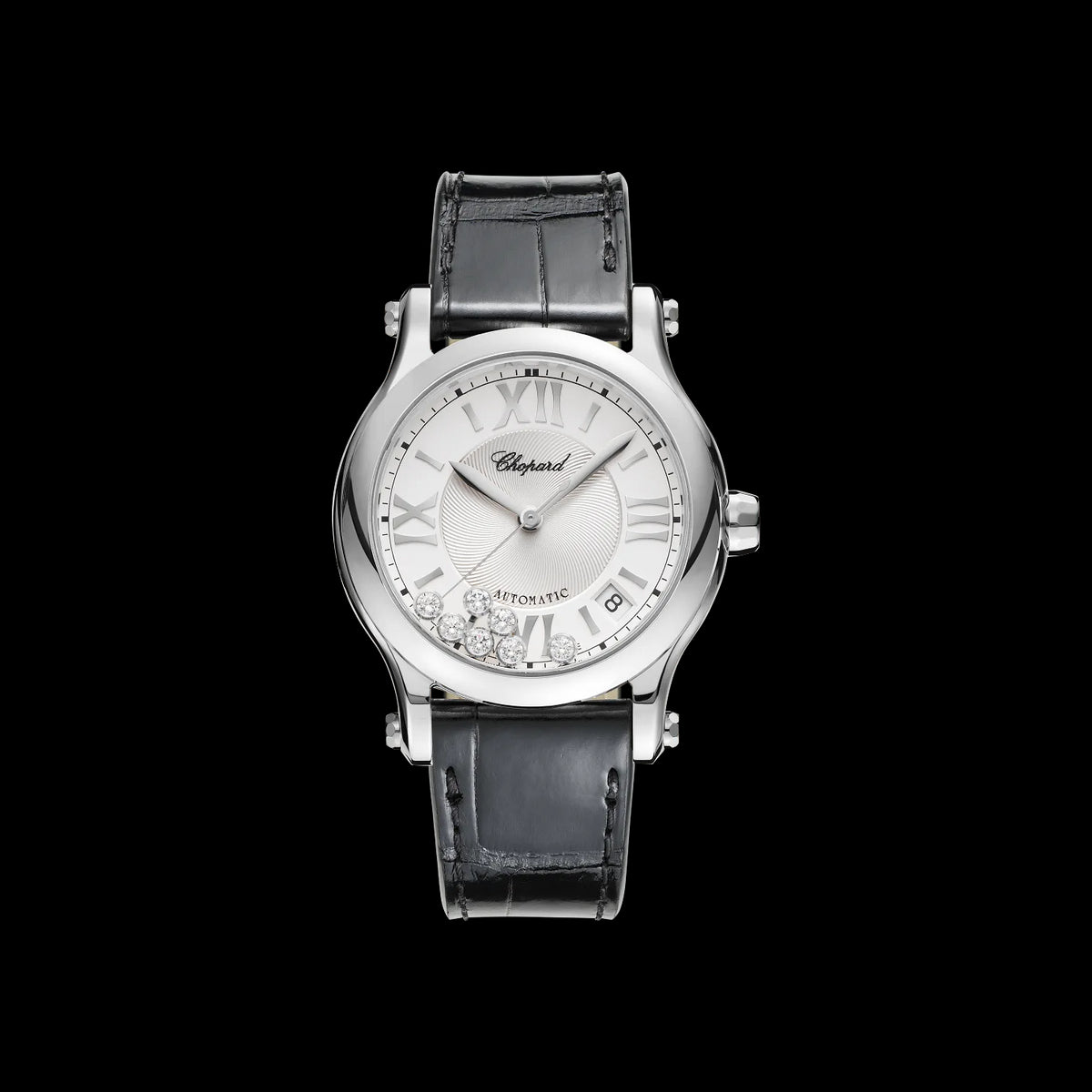 Happy Sport Medium Automatic Silver Dial 278559-3001 Ladie