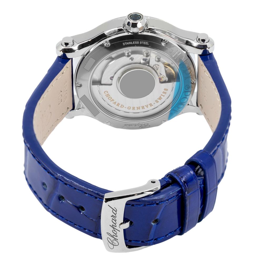 Chopard Ladies 278559-3011 Happy Sport Sun Blue Watch