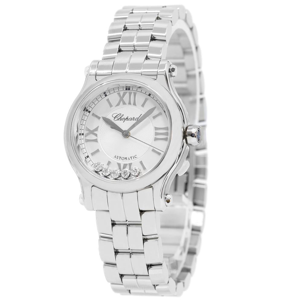 Chopard Damen 278573-3012 Happy Sport Silber Zifferblatt Uhr