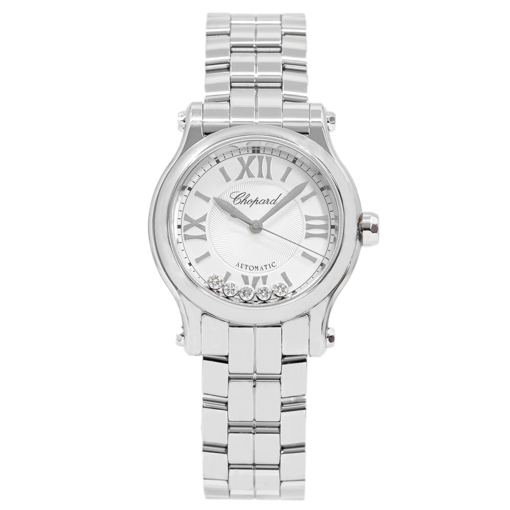 Chopard Damen 278573-3012 Happy Sport Silber Zifferblatt Uhr