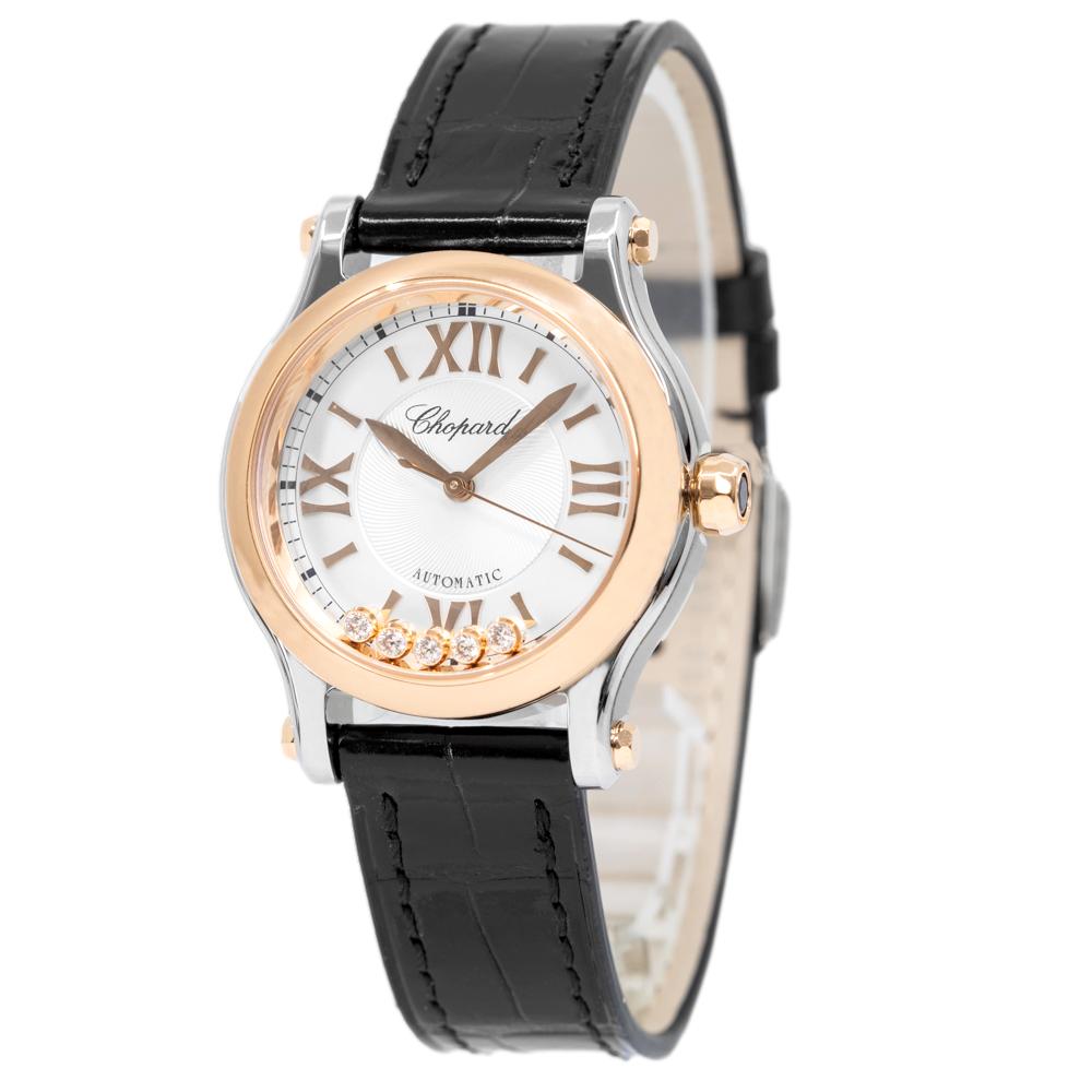 Chopard Damen 278573-6013 Happy Sport Weißes Zifferblatt Uhr