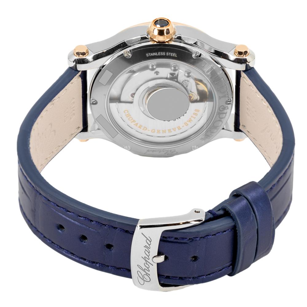 Chopard Ladies 278578-6003 Happy Sports Rose Gold Watch