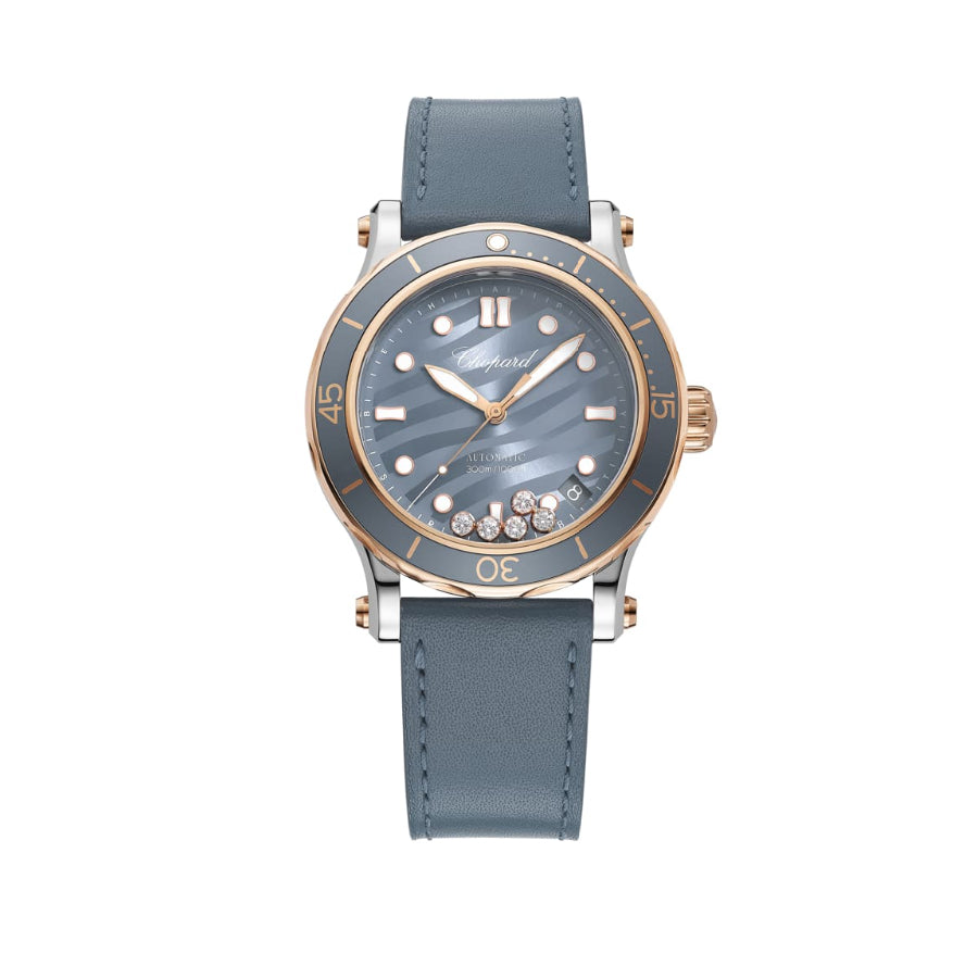Chopard Ladies  278587-6001 Happy Ocean Diamonds Watch