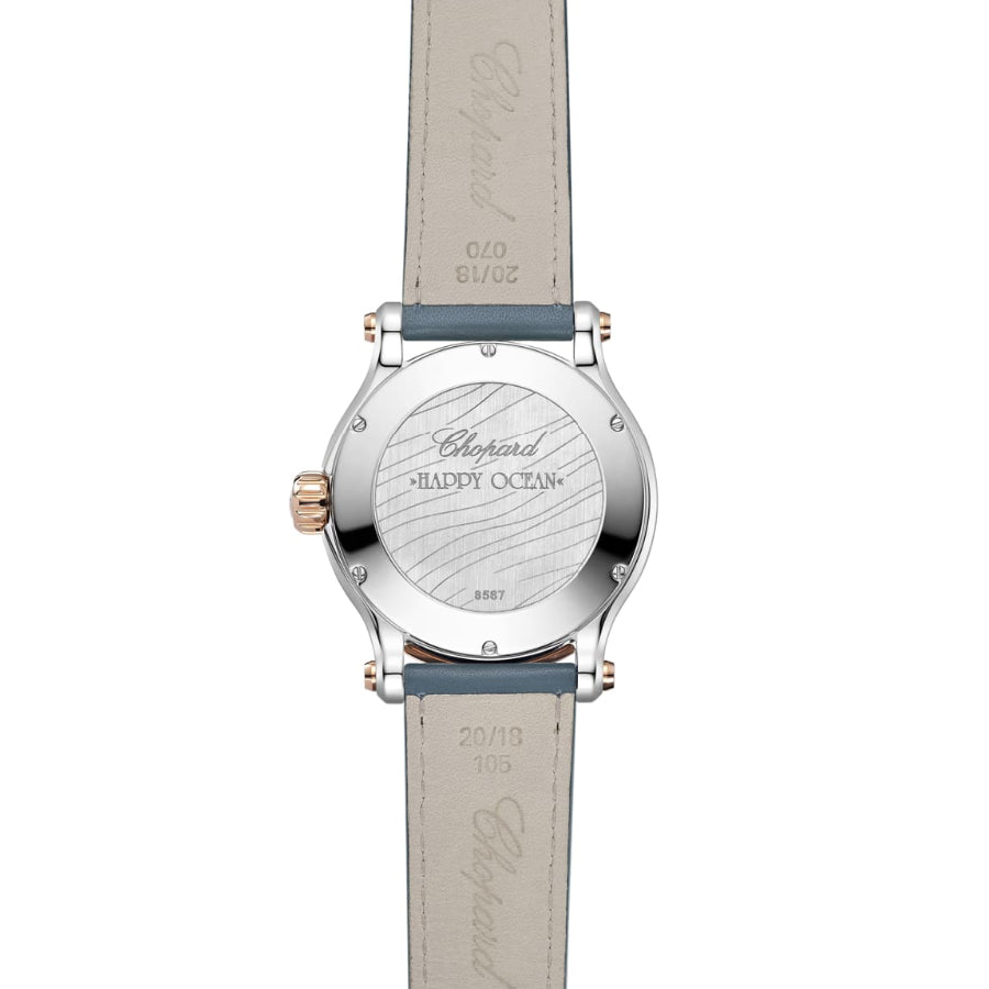 Chopard Ladies  278587-6001 Happy Ocean Diamonds Watch