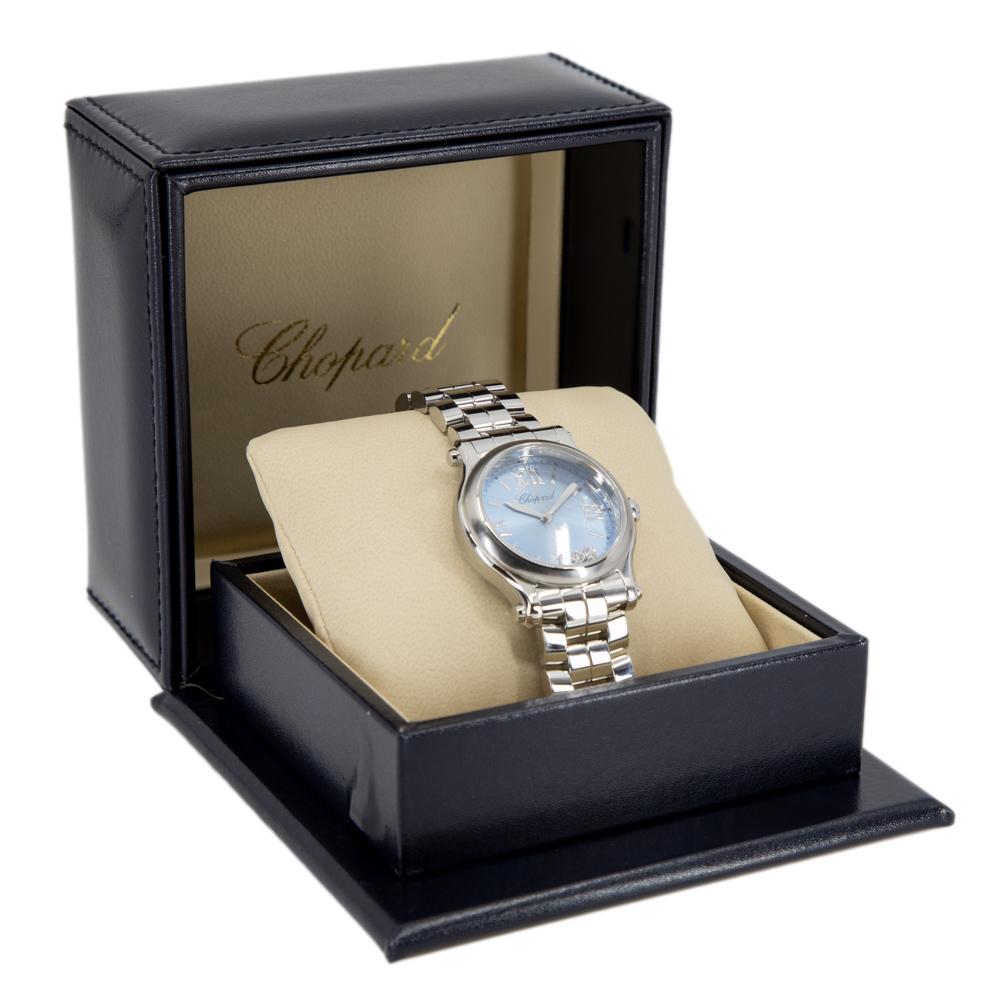 Chopard Ladies 278590-3010 Happy Sports Diamonds Watch