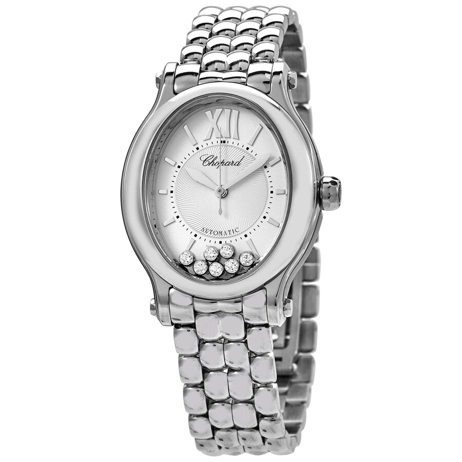 Chopard Ladies 278602-3002 Happy Sport Silver Dial Watch