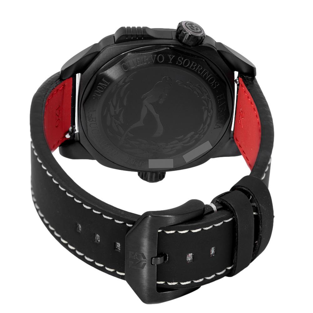 Cuervo y Sobrinos Men's 2860.3N Buceador Caribe 43mm Auto