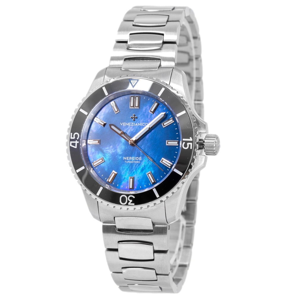 Venezianico Men's 3121541C Nereide Tungsteno 39mm Automatic