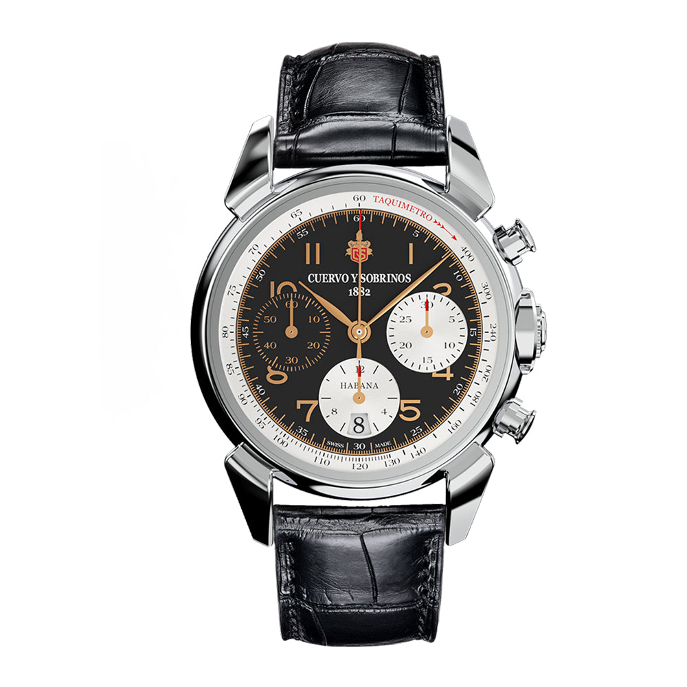 Cuervo y Sobrinos Men's 3145.1HB Historiador 41mm Automatic