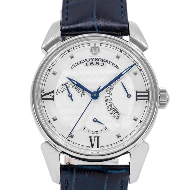 CuervoySobrinos Men's 3194.1A Maestro Retrógrado Watch