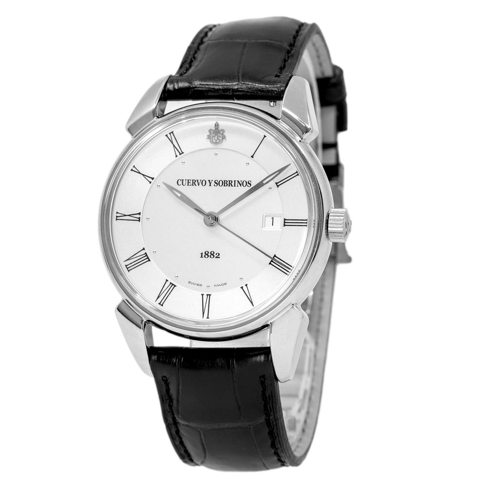 Cuervo y Sobrinos Men's 3195.1CS.AR Historiador 40mm Auto