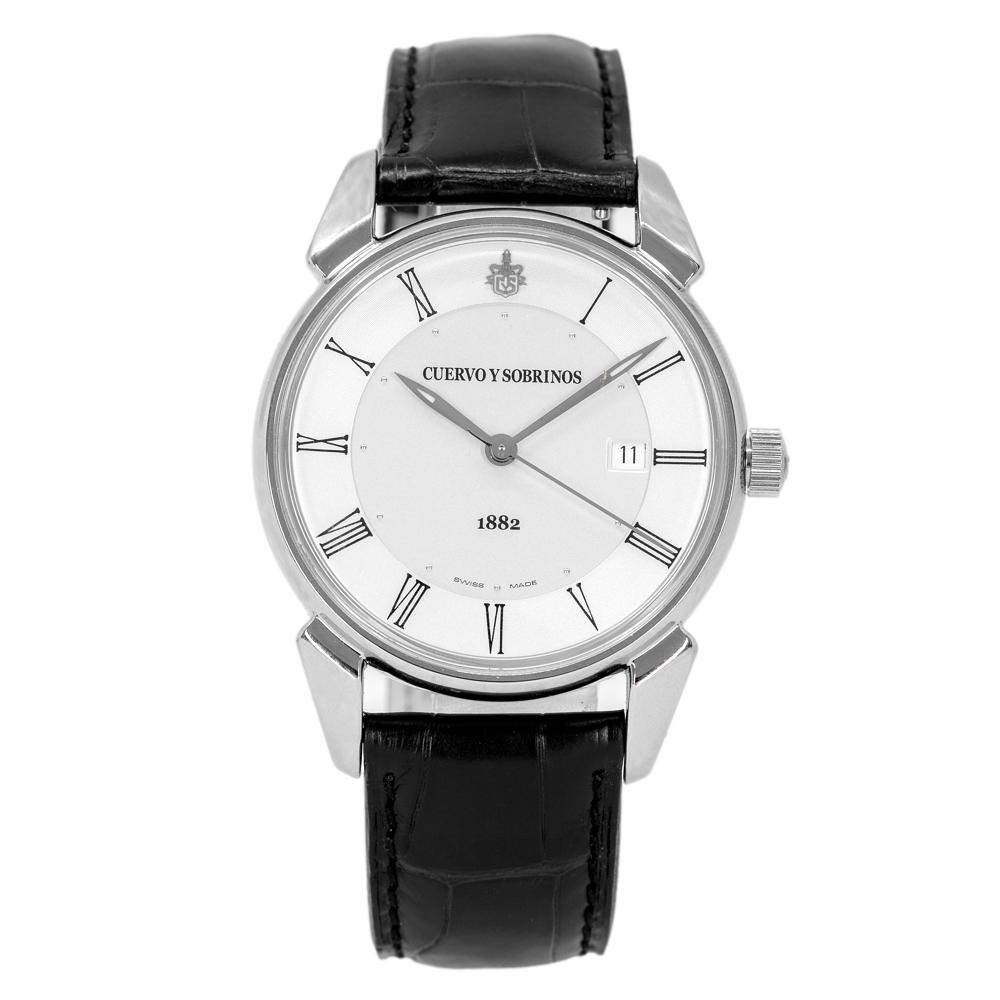 Cuervo y Sobrinos Men's 3195.1CS.AR Historiador 40mm Auto
