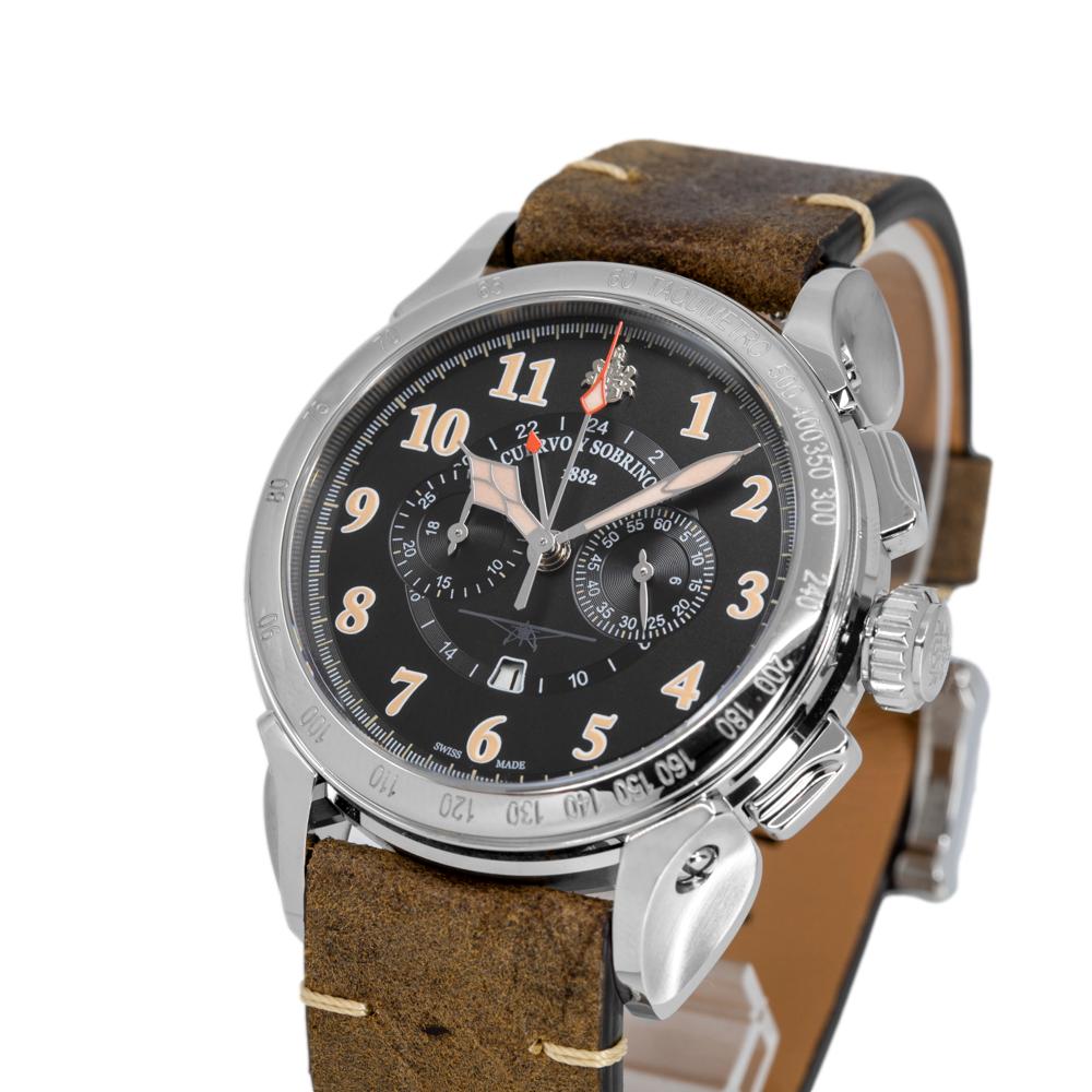 Cuervo y Sobrinos 3201.1CN Vuelo Emilio Carranza Chronograph