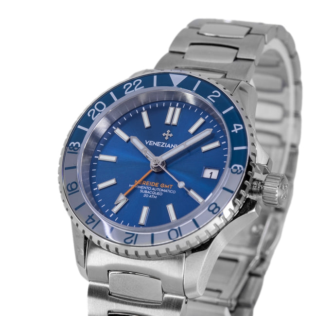 Venezianico Men's 3521502C Nereide 39mm Automatic GMT