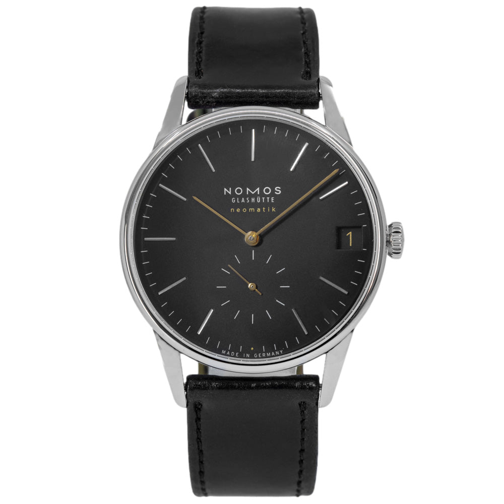 366- NOMOS Men's 366 Orion Neomatik New Black 41mm