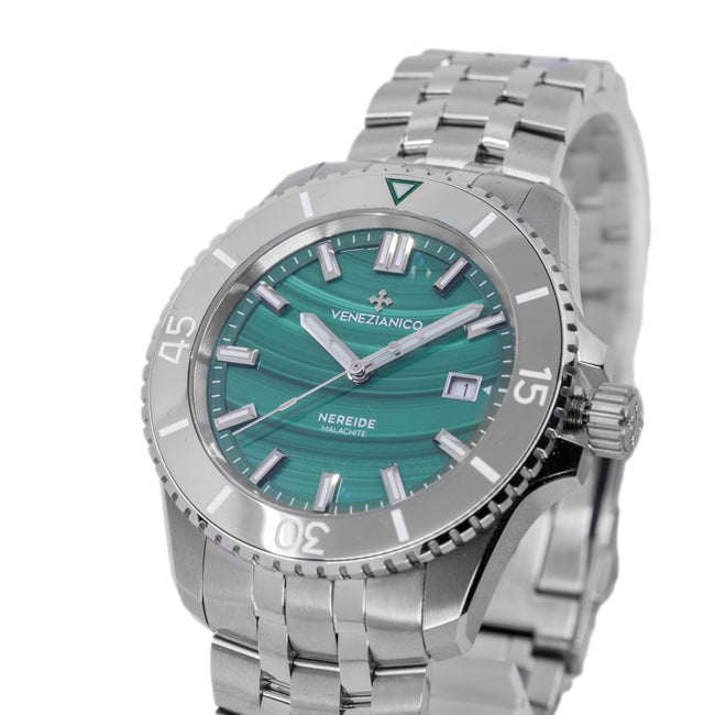 Venezianico Men's 4521544S Nereide Malachite 42mm Automatic