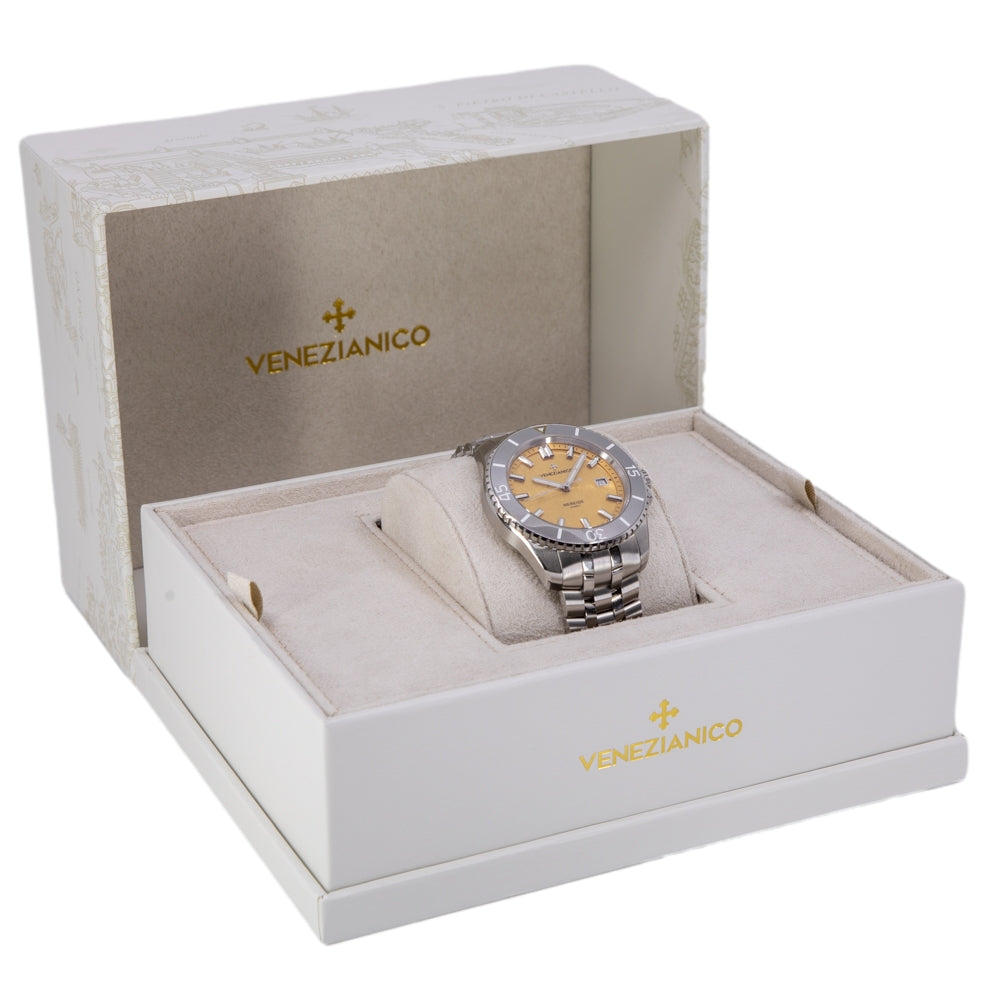 Venezianico Men's 4521590S Nereide Aureo 42mm Automatic