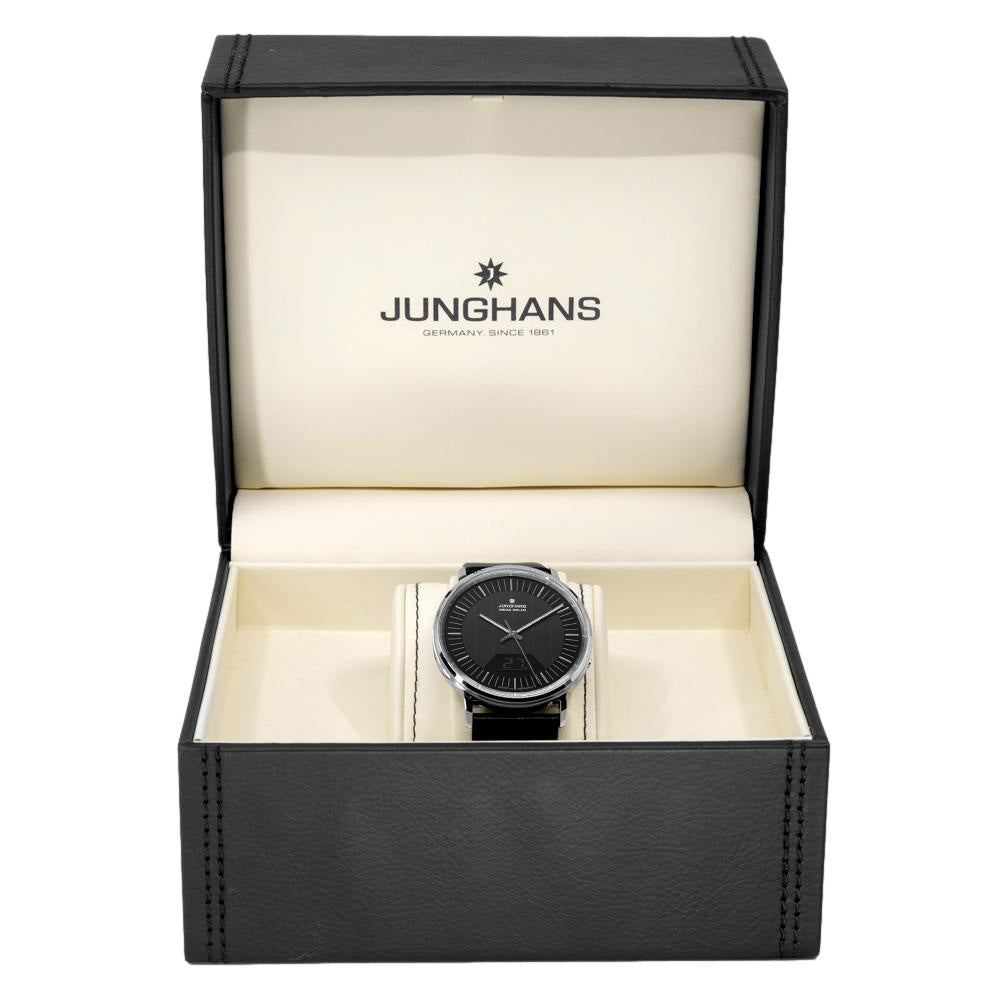 Junghans 56/4220.00 Milano Mega Solar Black Dial Watch