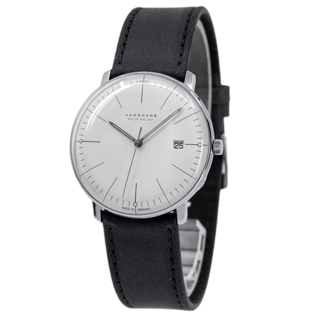 Junghans Men's 59/2020.02 Max Bill MEGA 38mm Solar