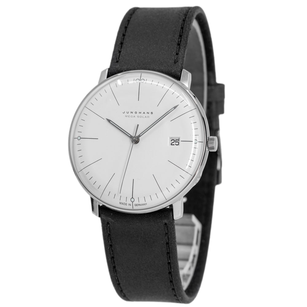 Junghans Men's 59/2020.02 Max Bill MEGA 38mm Solar..
