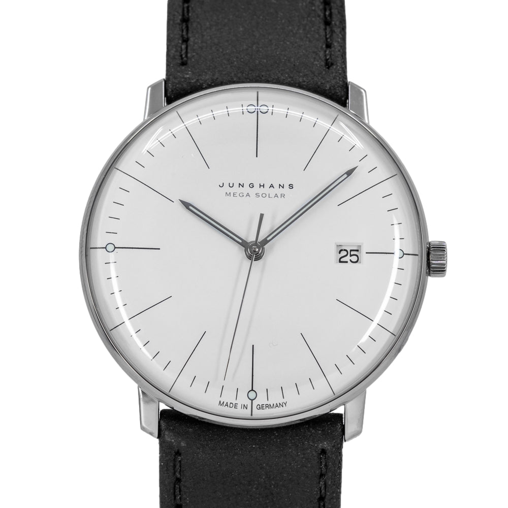 Junghans Men's 59/2020.02 Max Bill MEGA 38mm Solar..