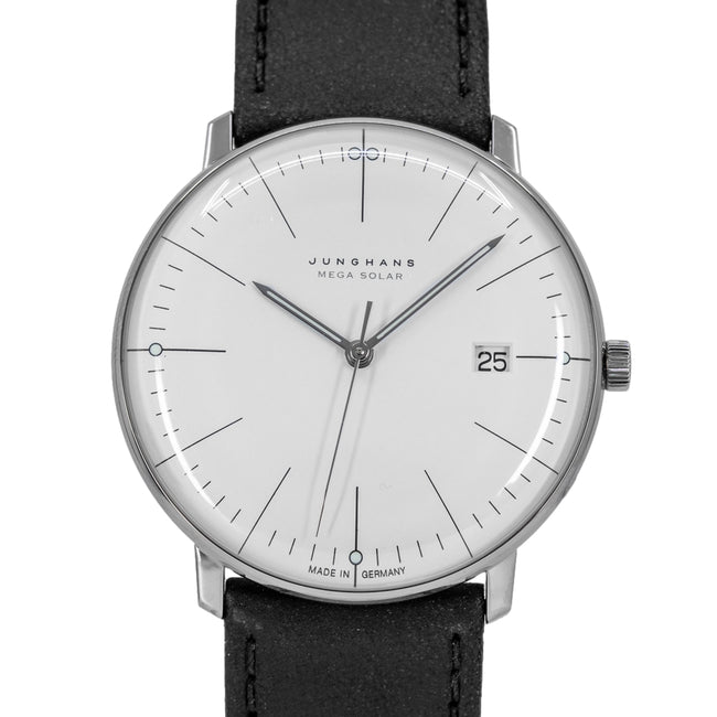 Junghans Men's 59/2020.02 Max Bill MEGA 38mm Solar