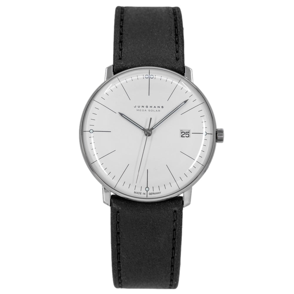 Junghans Men's 59/2020.02 Max Bill MEGA 38mm Solar..